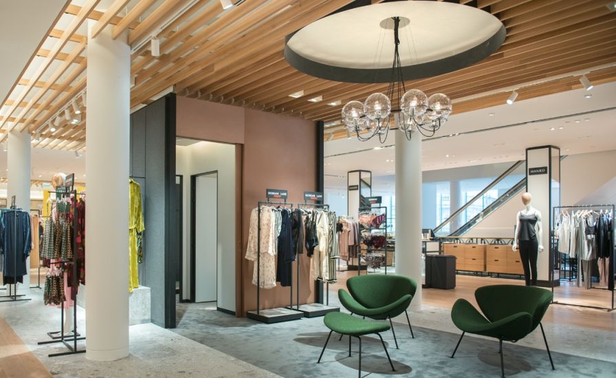 Paris Le Bon Marche - Interior of Le Bon Marche department store